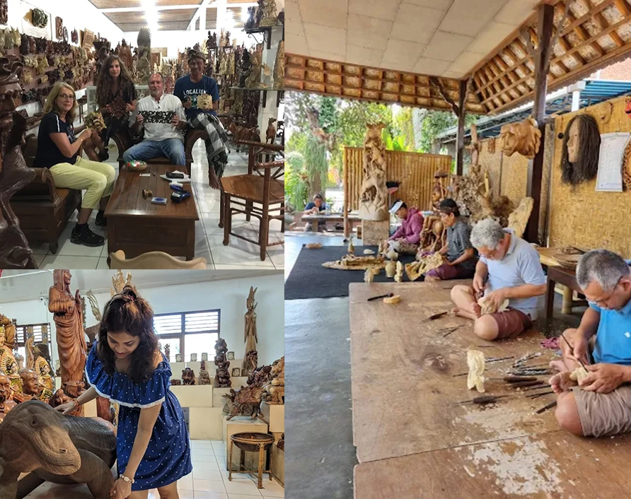 Loh Tunduh painting village in Ubud Bali