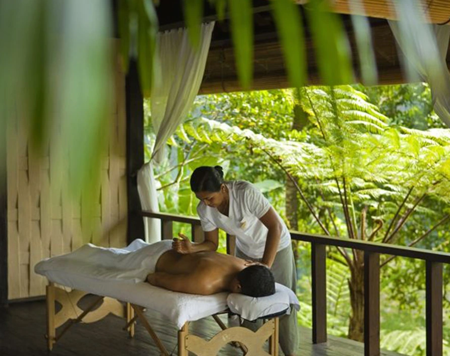 Traditional Balinese massage relaxation experience in private spa