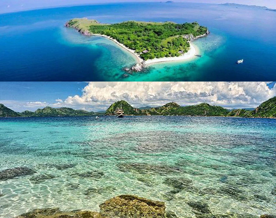 Relaxing on Bidadari Island white sandy beach – Komodo Private Tour experience