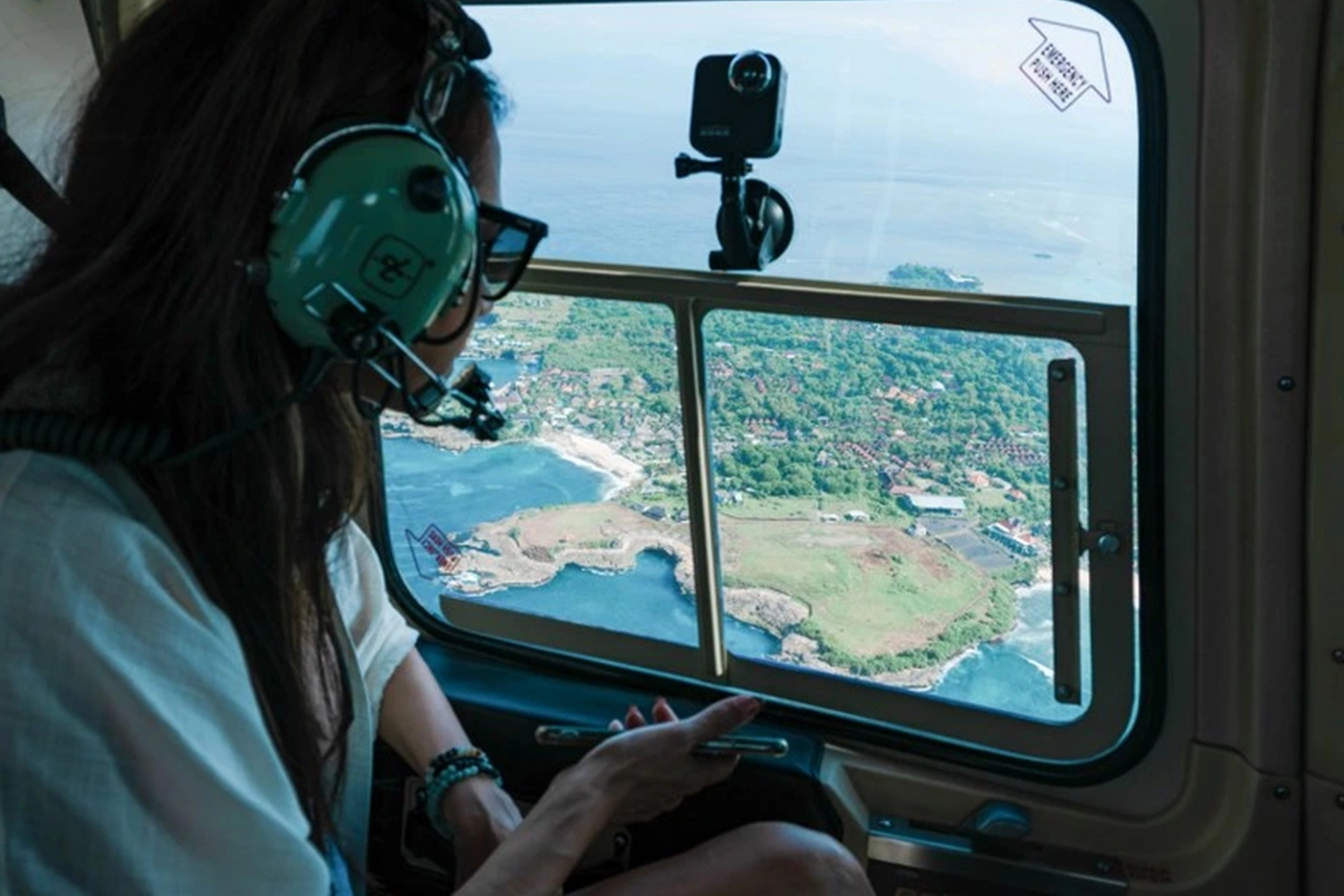 Helicopter Tour Bali Over Forest