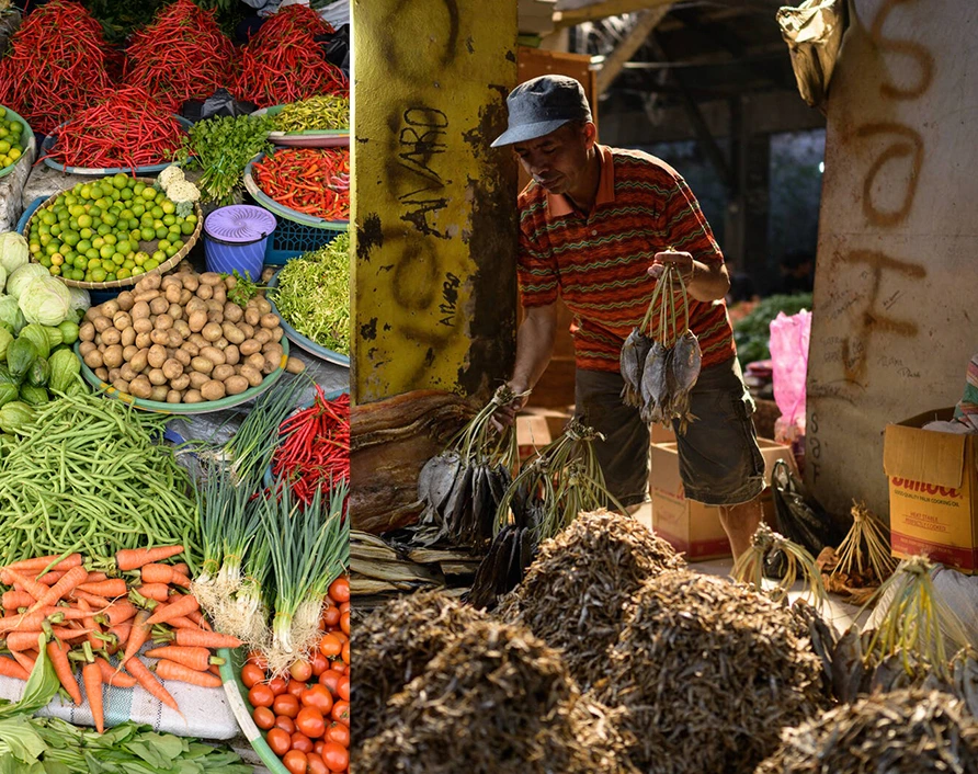 Ruteng Market – visit the lively market in Flores to experience local culture and crafts on your Flores Komodo Tour.