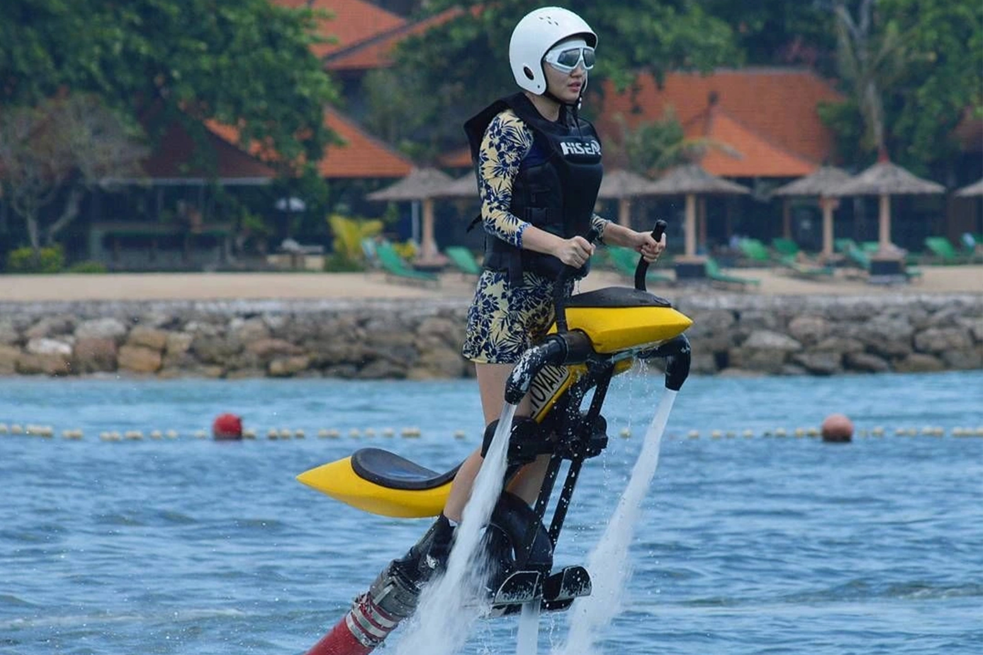 Jet skiing adventure in Nusa Dua Bali with professional instructors